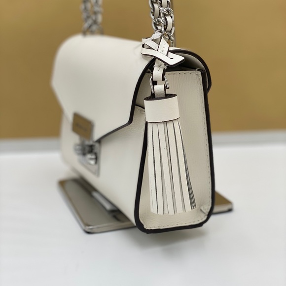 MICHAEL KORS ROSE SMALL LEATHER XBODY OPTIC WHITE - Picture 5 of 16